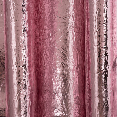 Ingot Pink Crinkled Fabric-Backed Mirror Vinyl