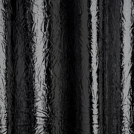 Ingot Black Crinkled Fabric-Backed Mirror Vinyl