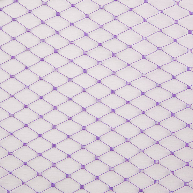 9" Purple Russian Veil Lace