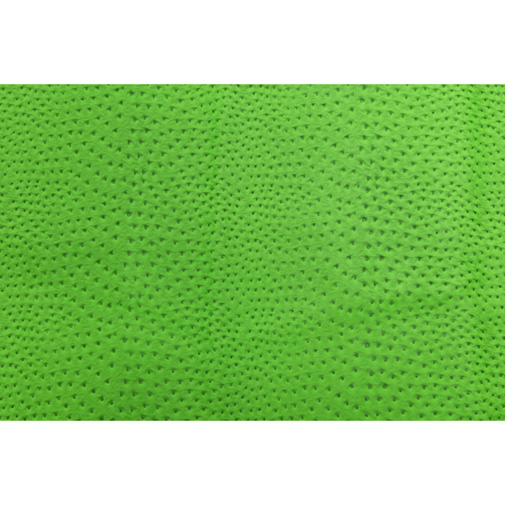 Kidepo Neon Green Faux Ostrich Leather Vinyl