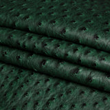 Kidepo Hunter Green Faux Ostrich Leather Vinyl