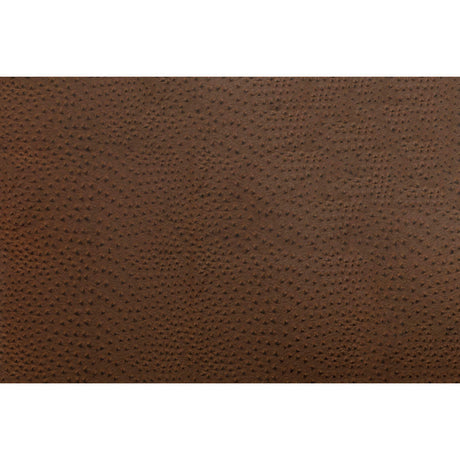 Kidepo Brown Faux Ostrich Leather Vinyl
