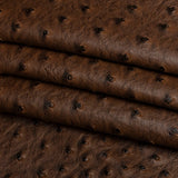 Kidepo Brown Faux Ostrich Leather Vinyl
