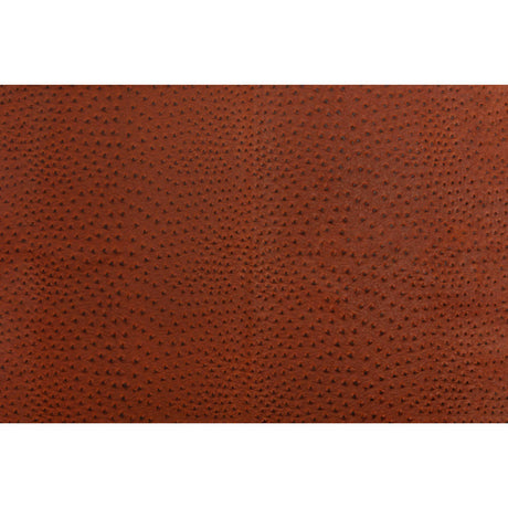 Kidepo Chestnut Faux Ostrich Leather Vinyl