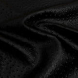 Kidepo Black Faux Ostrich Leather Vinyl