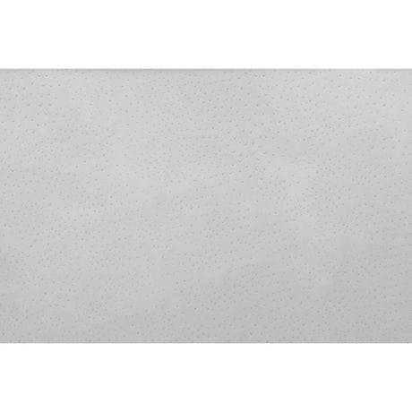 Kidepo White Faux Ostrich Leather Vinyl