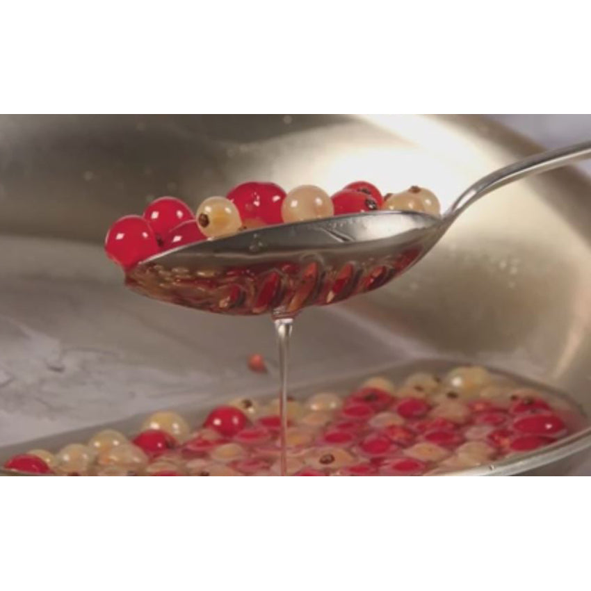 Mercer Culinary Stainless Plating Spoon, Slotted Bowl, 7-7/8"