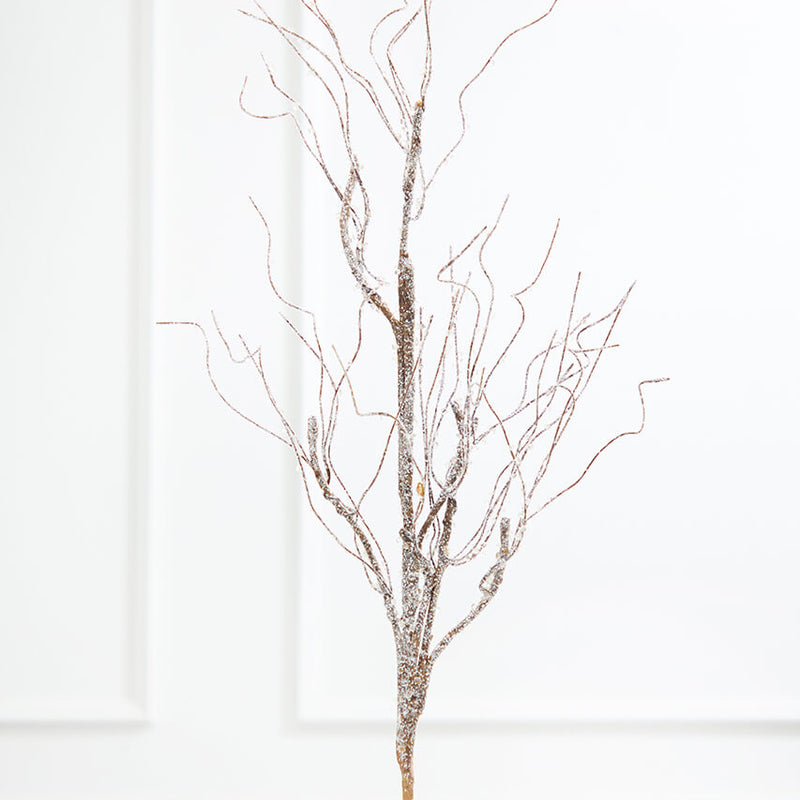 35" Snowy Branch Spray