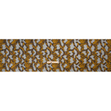 Metallic Gold, Brown and Black Snakeskin Sprawl Burnout Luxury Brocade