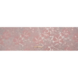 Metallic Rose Gold and Baby Pink Floating Blossoms Luxury Brocade