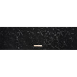 Metallic Black Floating Blossoms Luxury Brocade