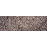 Metallic Dusty Rose, Silver and Black Decorated Feathers Luxury Brocade