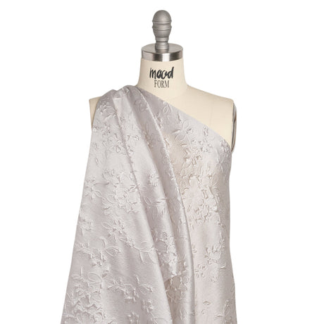 Luminous Gray Garden Party Lightweight Luxury Brocade