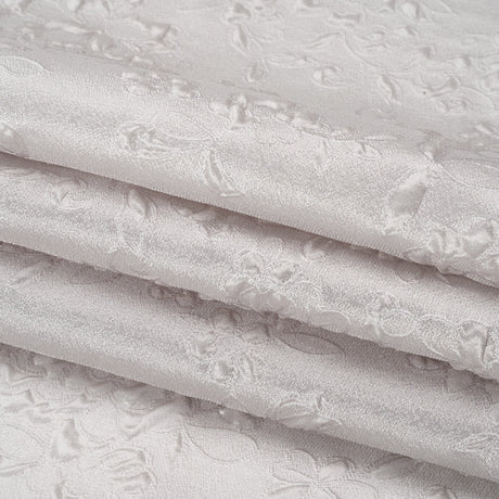 Luminous Gray Garden Party Lightweight Luxury Brocade