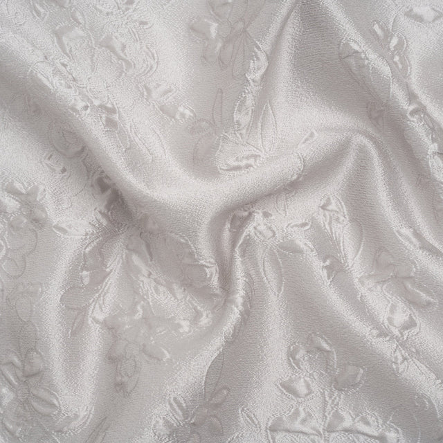 Luminous Gray Garden Party Lightweight Luxury Brocade