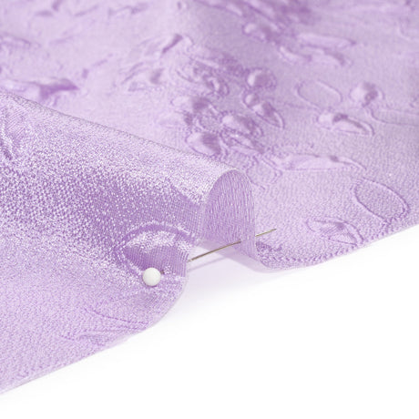 Luminous Lavender Garden Party Lightweight Luxury Brocade