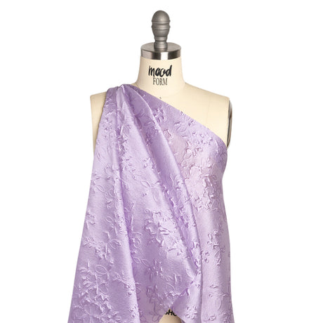 Luminous Lavender Garden Party Lightweight Luxury Brocade