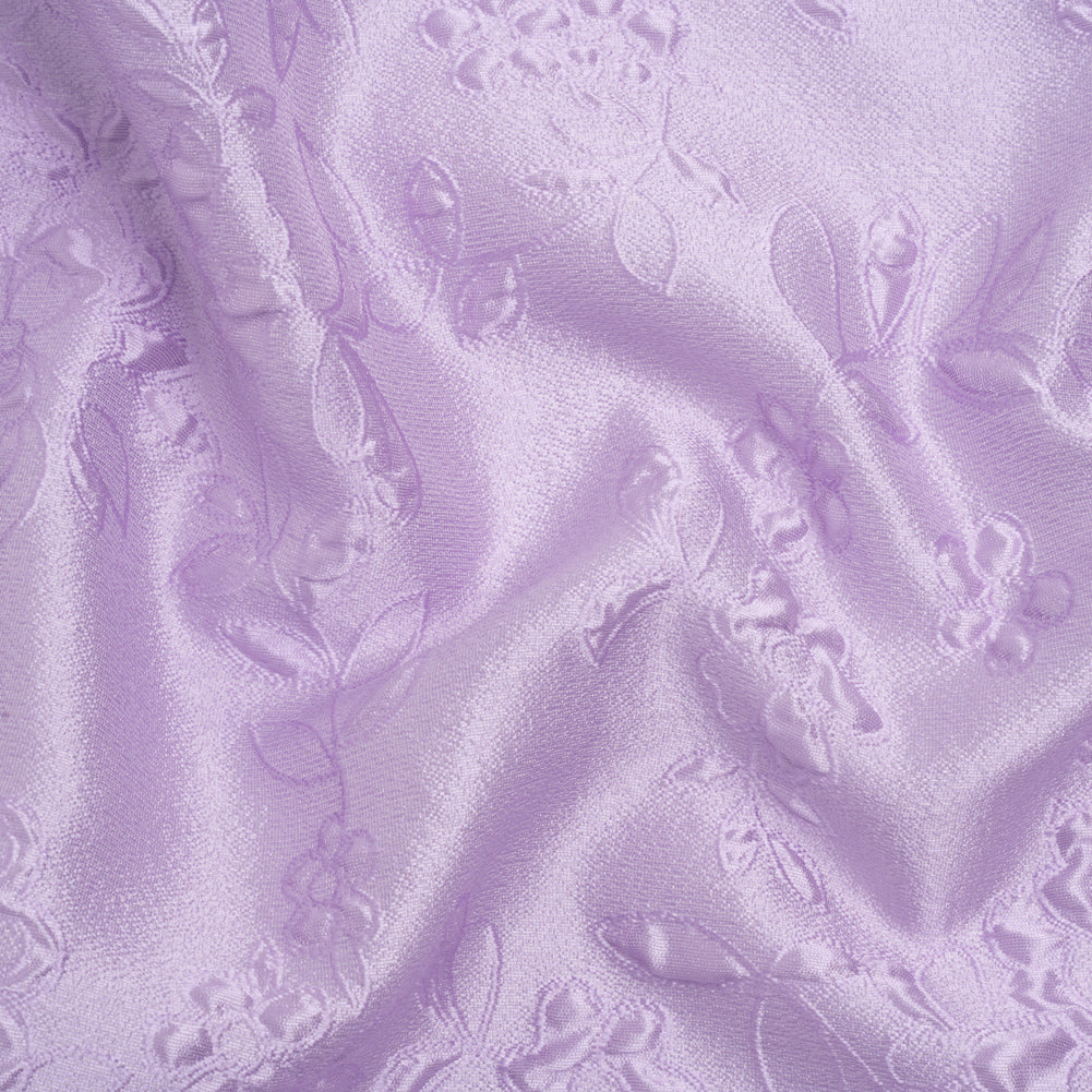 Luminous Lavender Garden Party Lightweight Luxury Brocade