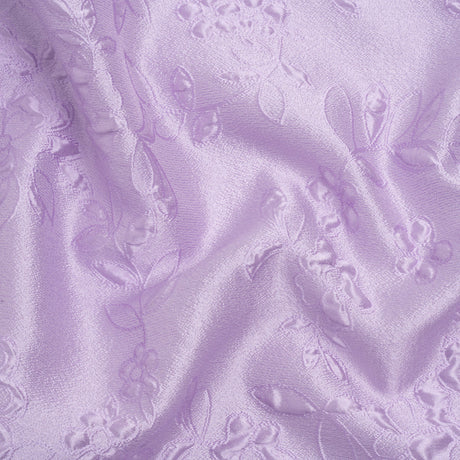 Luminous Lavender Garden Party Lightweight Luxury Brocade