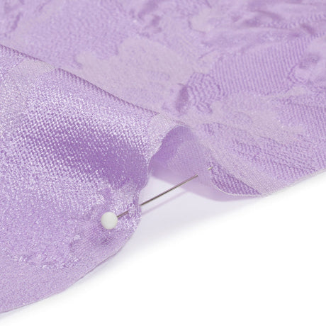 Luminous Lavender Floral Lightweight Luxury Brocade