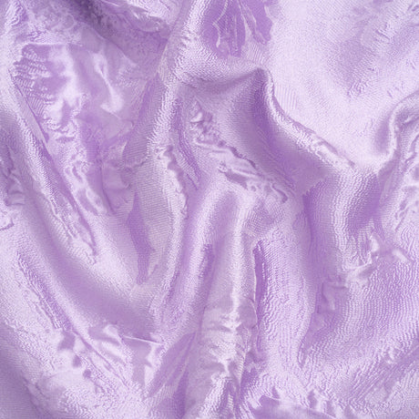 Luminous Lavender Floral Lightweight Luxury Brocade