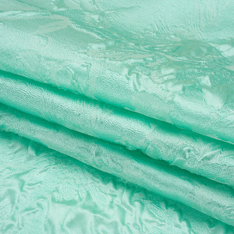Luminous Seafoam Floral Lightweight Luxury Brocade