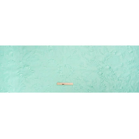 Luminous Seafoam Floral Lightweight Luxury Brocade