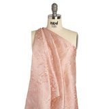 Luminous Dusty Rose Floral Lightweight Luxury Brocade