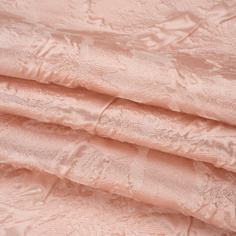 Luminous Dusty Rose Floral Lightweight Luxury Brocade
