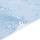 Luminous Light Blue Floral Lightweight Luxury Brocade