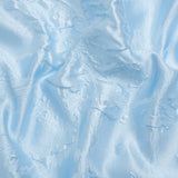 Luminous Light Blue Floral Lightweight Luxury Brocade