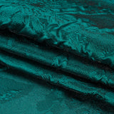 Luminous Teal Floral Lightweight Luxury Brocade