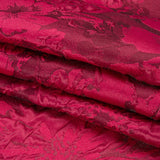 Luminous Fuchsia Floral Lightweight Luxury Brocade
