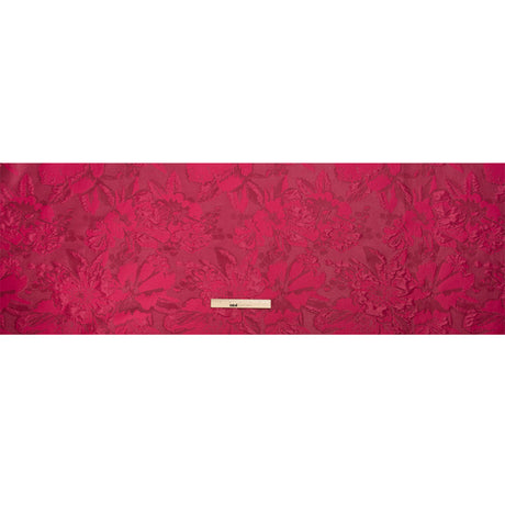 Luminous Fuchsia Floral Lightweight Luxury Brocade