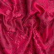 Luminous Fuchsia Floral Lightweight Luxury Brocade