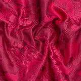 Luminous Fuchsia Floral Lightweight Luxury Brocade