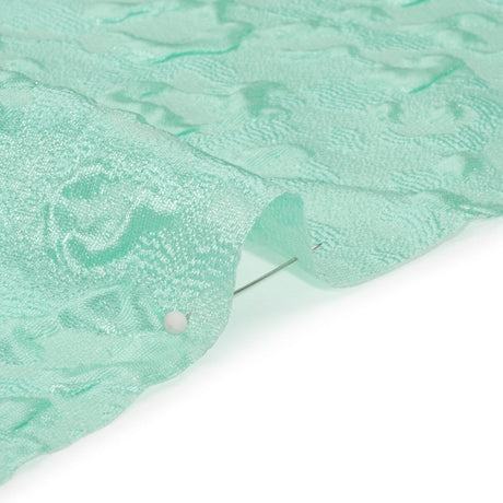 Luminous Seafoam Wild Spots Lightweight Luxury Brocade