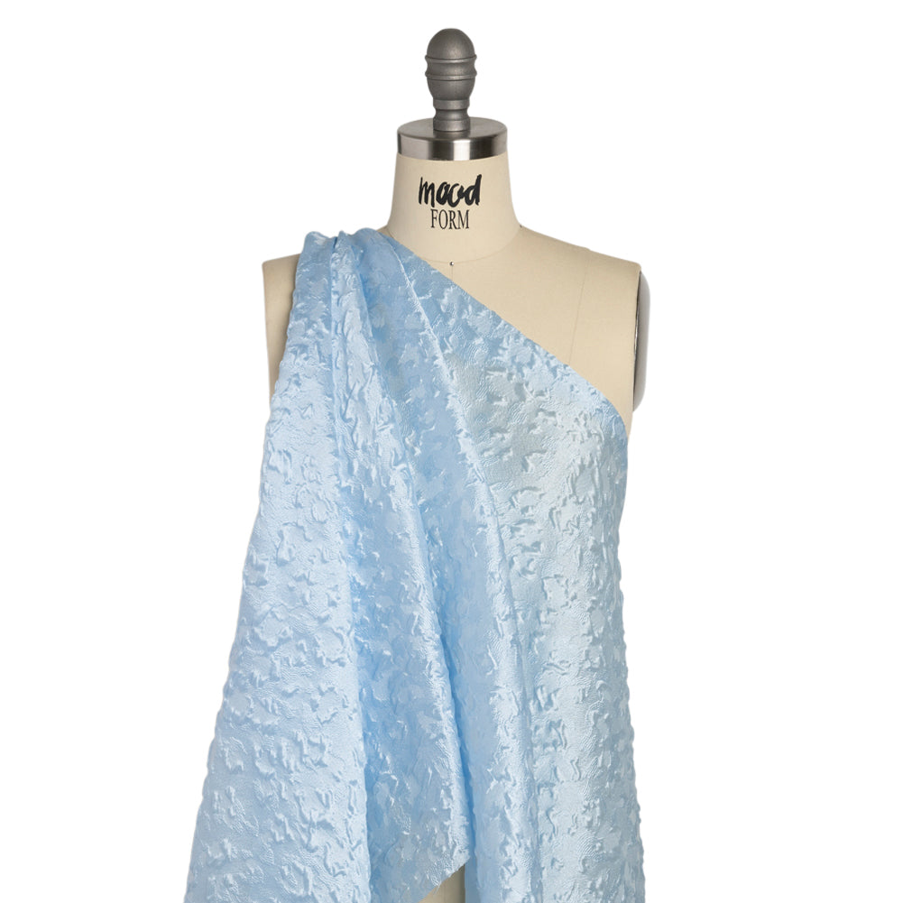 Luminous Light Blue Wild Spots Lightweight Luxury Brocade