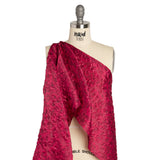 Luminous Fuchsia Wild Spots Lightweight Luxury Brocade