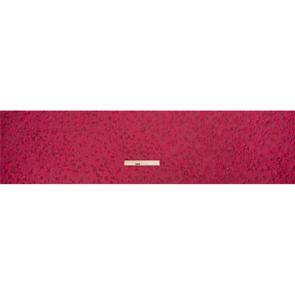 Luminous Fuchsia Wild Spots Lightweight Luxury Brocade