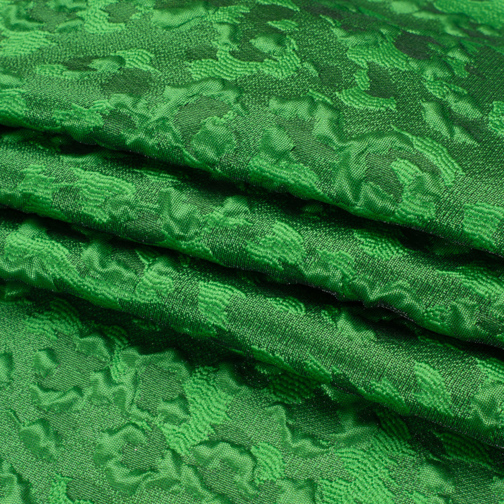 Luminous Green Wild Spots Lightweight Luxury Brocade