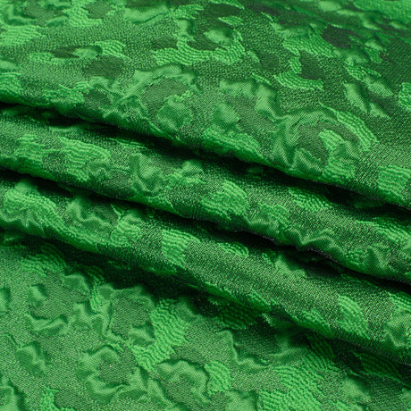 Luminous Green Wild Spots Lightweight Luxury Brocade