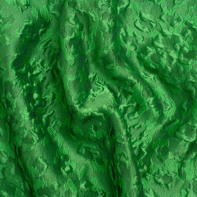 Luminous Green Wild Spots Lightweight Luxury Brocade