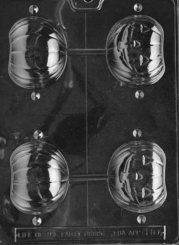 3D Pumpkin Cup Lolly Chocolate Mold
