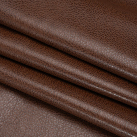 Peanut Pebbled Faux Leather with Woven Backing