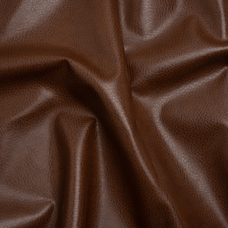 Peanut Pebbled Faux Leather with Woven Backing