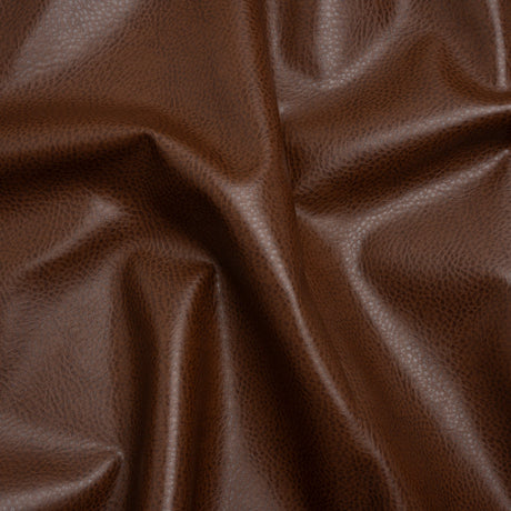 Peanut Pebbled Faux Leather with Woven Backing