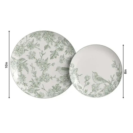 120 Count Earthtrends Yaffa Paper Plates for Party Catering Events Assorted Colors 8 Inch