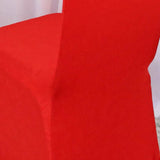 1 Piece Red Embossed Vintage Spandex Banquet Chair Cover Elegant Event Decor