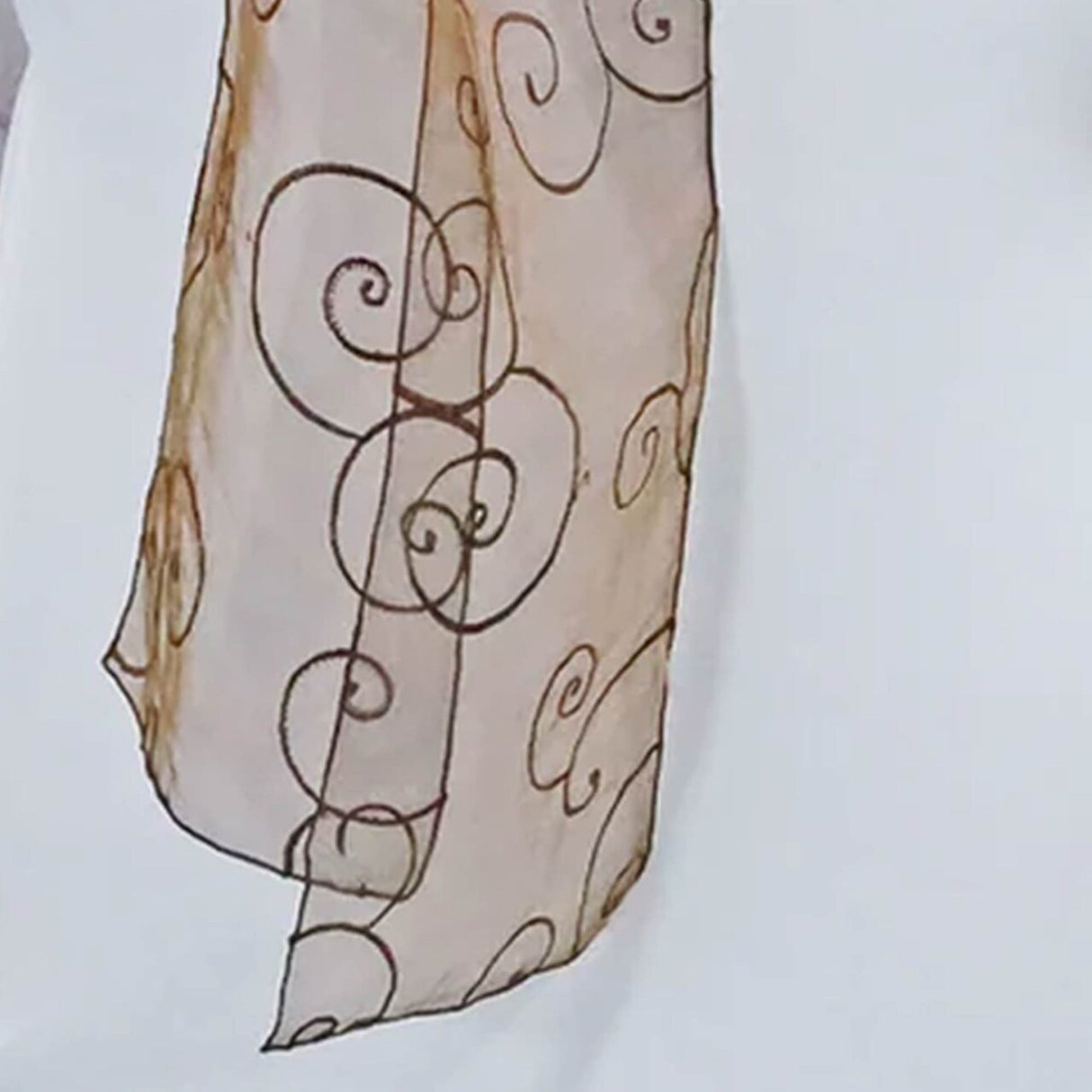 10 Pieces Chocolate Embroidered Organza Chair Sashes Elegant Event Chair Decor 8"x108"